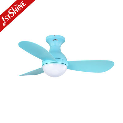 230V Mini Remote Control Curved ABS Blades Ceiling For Bedroom