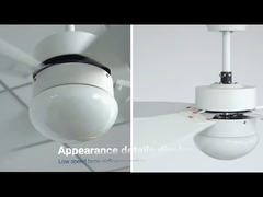 घर के लिए पुल चेन स्टाइल आरओएचएस शांत छत पंखे 42 इंच सजावटी