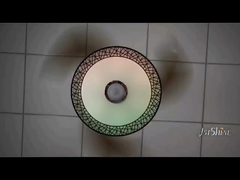 4000K 6000K रिट्रैक्टेबल ब्लेड सीलिंग फैन चंदेलियर रंग बदलना