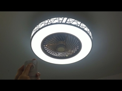 3 स्पीड 20 इंच विंड डिफ्लेक्टर डिमिंग एलईडी सीलिंग फैन