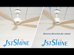 पांच स्पीड डीसी मोटर के साथ 60 इंच 5 लकड़ी के ब्लेड वाला सीलिंग पंखा