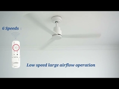 नॉइज़लेस DC मोटर 5 स्पीड 3 कलर चेंज लाइट इंडोर सीलिंग फैन