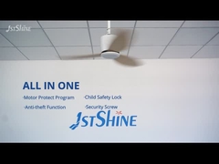 रिमोट कंट्रोल के साथ लो प्रोफाइल सीलिंग फैन