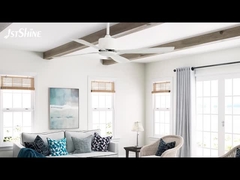 सफेद हवा शीतलन औद्योगिक छत पंखे 5 गति विकल्प उच्च वायु मात्रा