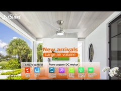 प्रकाश डीसी मोटर के साथ 3 ब्लेड छत पंखे 6-स्पीड विकल्प आधुनिक शैली