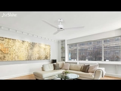 प्रकाश के बिना स्मार्ट रिमोट कंट्रोल के साथ 6 स्पीड विकल्प के साथ 52 इंच की छत पंखे