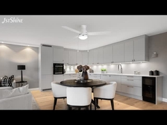 48 इंच आधुनिक सफेद छत पंखे के साथ प्रकाश खींच श्रृंखला एसी मोटर