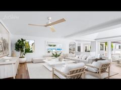 एक करीब से देखें: 52 इंच ठोस लकड़ी का सीलिंग फैन - डीसी मोटर, 3 ब्लेड, 6-स्पीड रिमोट कंट्रोल