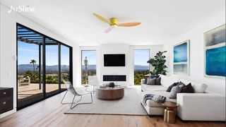 प्रकाश के साथ अनुकूलन योग्य मैकरॉन सीलिंग फैन