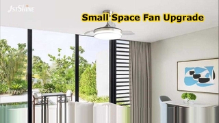 36 इंच रिट्रेक्टेबल सीलिंग फैन डिमेबल लाइट