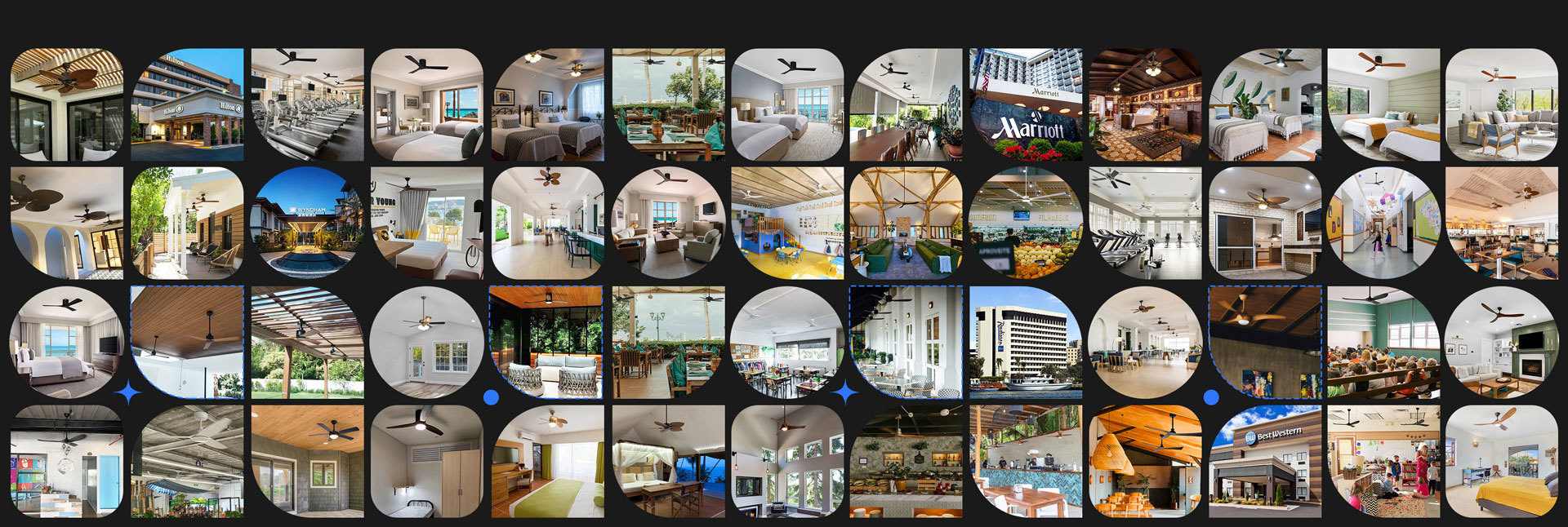 गुणवत्ता रिमोट एलईडी सीलिंग फैन कारखाना