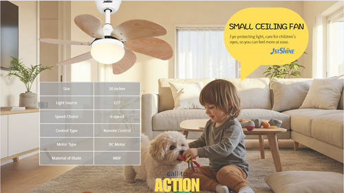 के बारे में नवीनतम कंपनी समाचार बच्चों के कमरे की छत की पंखे की रोशनीः सुरक्षित, शांत और आधुनिक स्थानों के लिए डिज़ाइन की गई