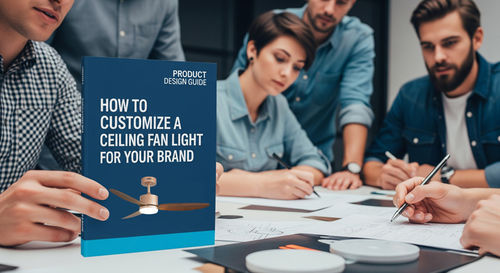 के बारे में नवीनतम कंपनी समाचार अपने ब्रांड के लिए छत पंखे की रोशनी कैसे अनुकूलित करें