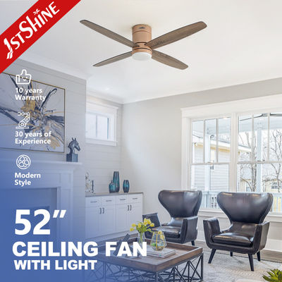 अच्छी कीमत रिमोट कंट्रोल फ्लश माउंट के साथ आधुनिक सजावटी एलईडी छत पंखे ऑनलाइन